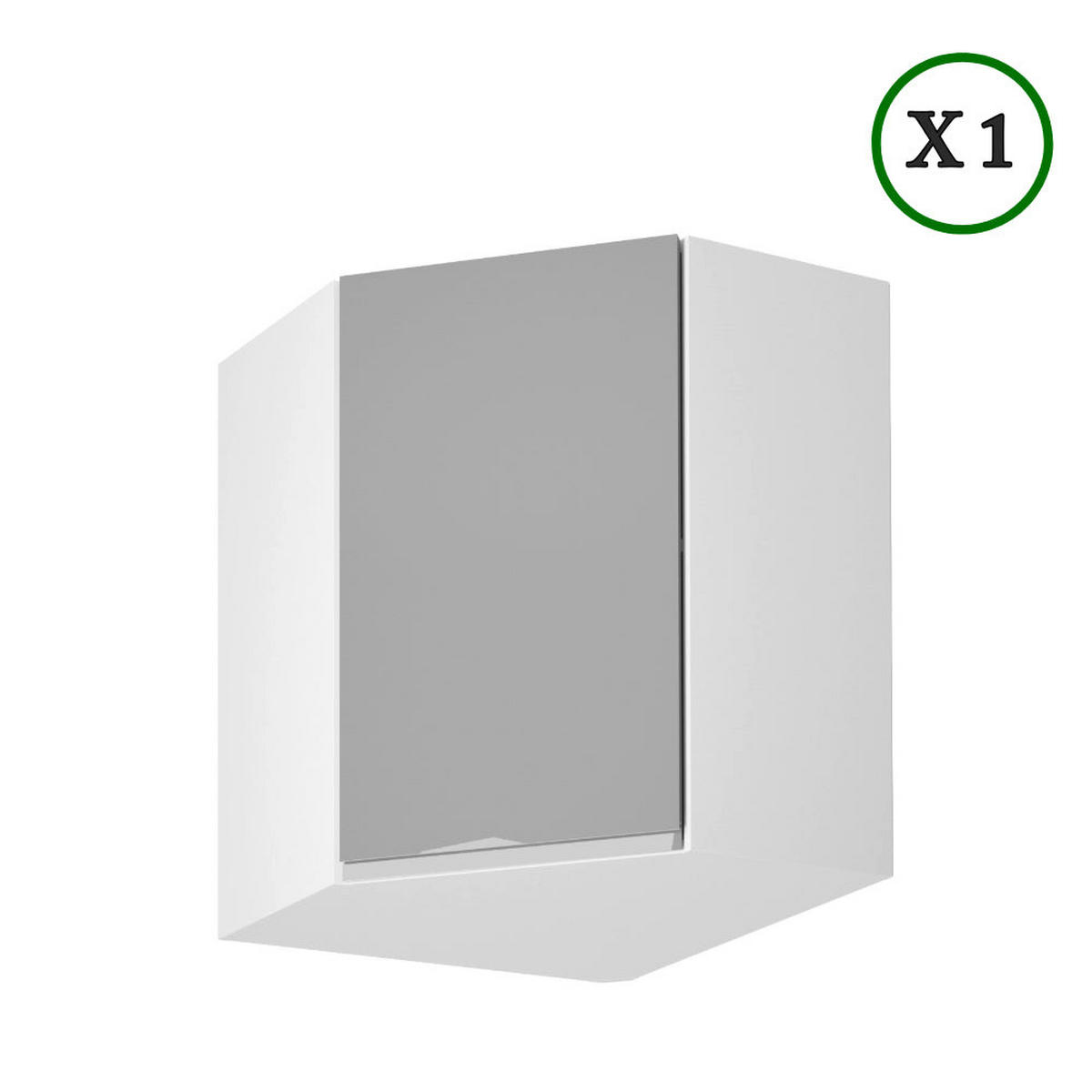 ECKKÜCHE – 250 cm – K67-G250 – Velmora – Grau – ohne E-Geräte - Grau, Holzwerkstoff (250/212/270cm) - ROYAL24_MARKT