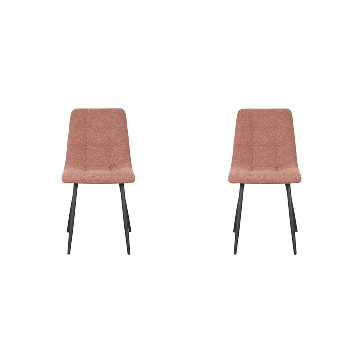 ESSZIMMERSTUHL Juul Orange 45/54/89 cm 2er-Set - Orange, Textil (54/89/45cm) - LABEL51