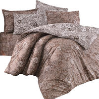 BETTWÄSCHE 6-teilig 220/240 cm YAPRAK - Braun, Textil (220/240cm) - ROLFNERS