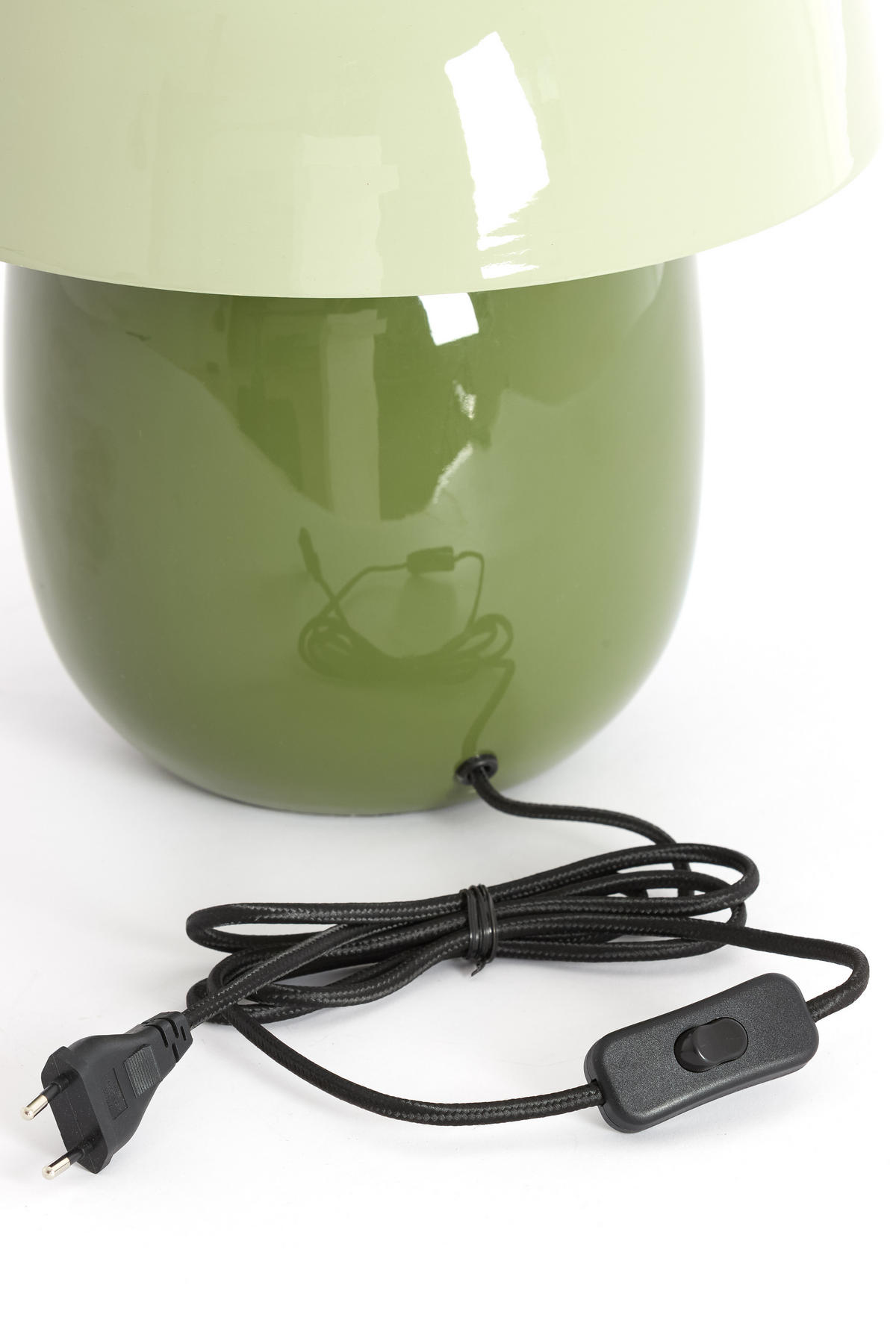 TISCHLAMPE Mimosa Grün 30/30/34 cm - Grün, Metall (30/30/34cm) - Light & Living