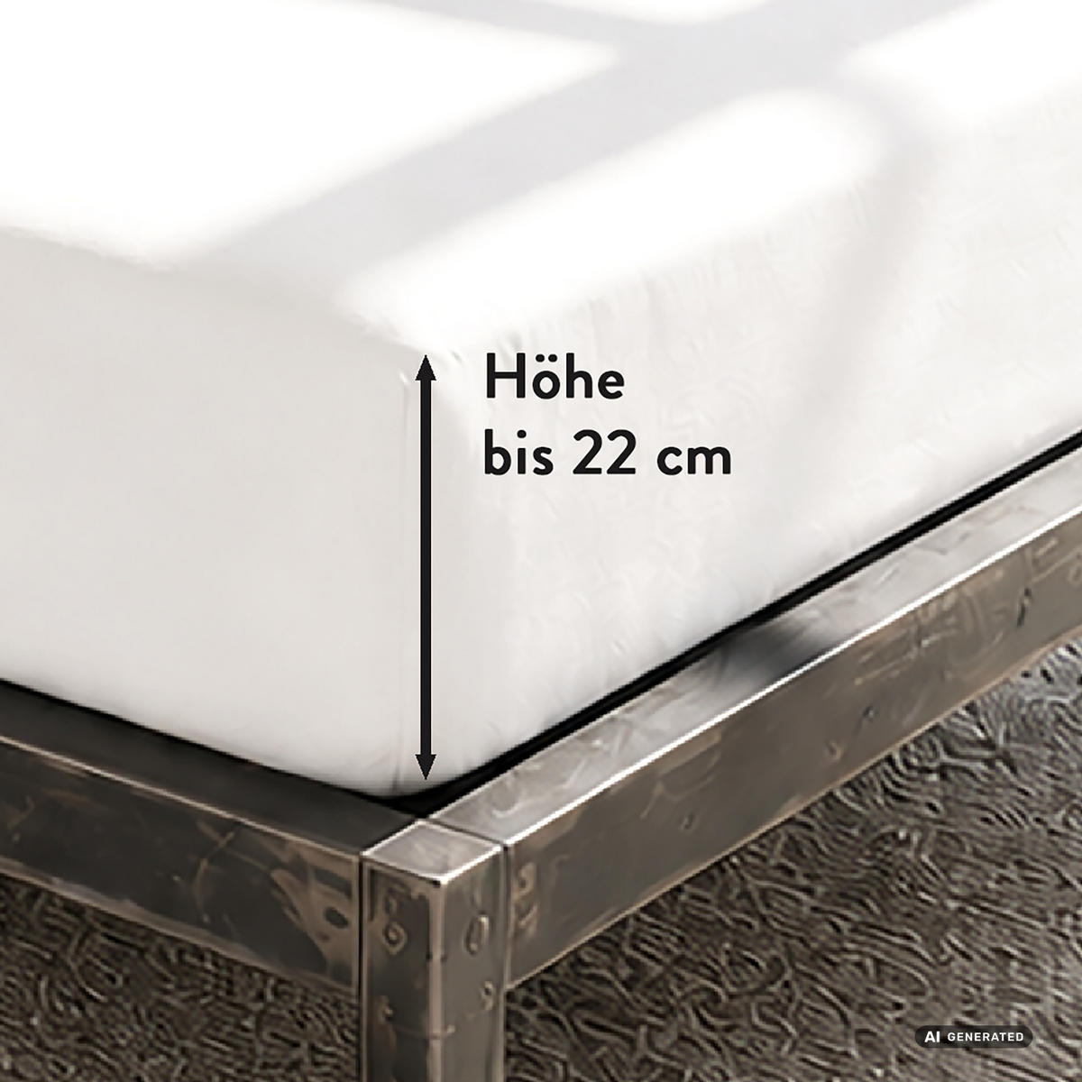 SPANNBETTTUCH Basic Jersey weiss, 140x200 cm - 160x200 cm - Weiß, Textil (160/200cm) - Castell