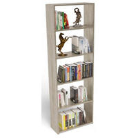 BÜCHERREGAL 60/24 EX3 Sonoma Eiche 60/24/180 cm - Sonoma Eiche, Holzwerkstoff (60/180/24cm) - Matkam Möbel