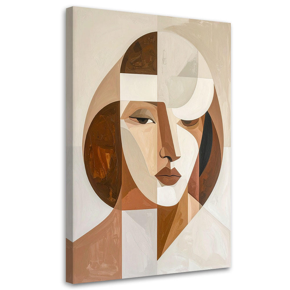 LEINWANDBILD Menschen & Charaktere 80x120cm - Beige, Textil (80/120cm) - Feeby