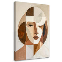 LEINWANDBILD Menschen & Charaktere 80x120cm - Beige, Textil (80/120cm) - Feeby