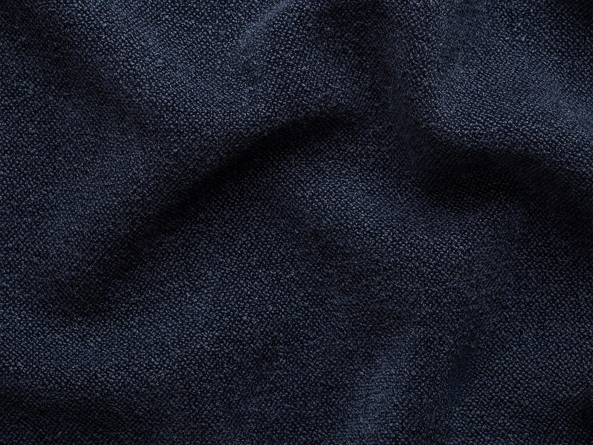 SOFA - 5 Personen - stoff - marineblau Camilio - Dunkelblau, Textil (272/74/165cm) - Vente-Unique