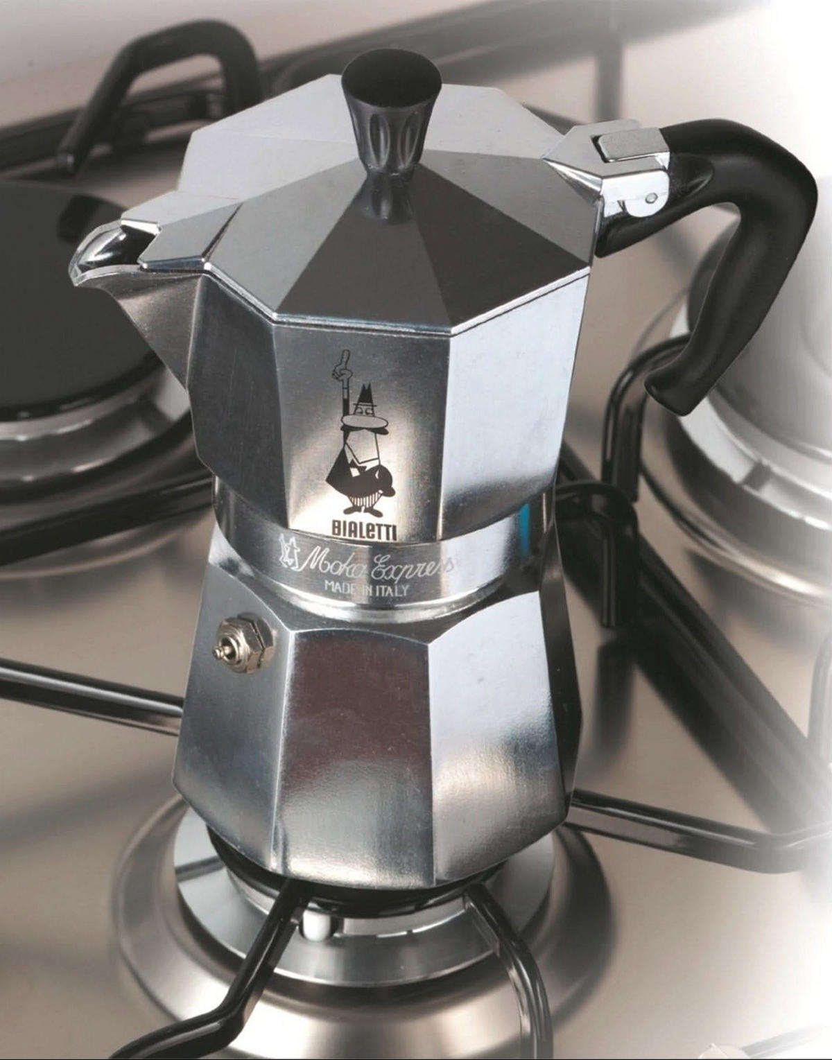 KAFFEEMASCHINE Percolator Moka Express 9 Tassen - Silberfarben, Metall (2/25/11cm) - Bialetti