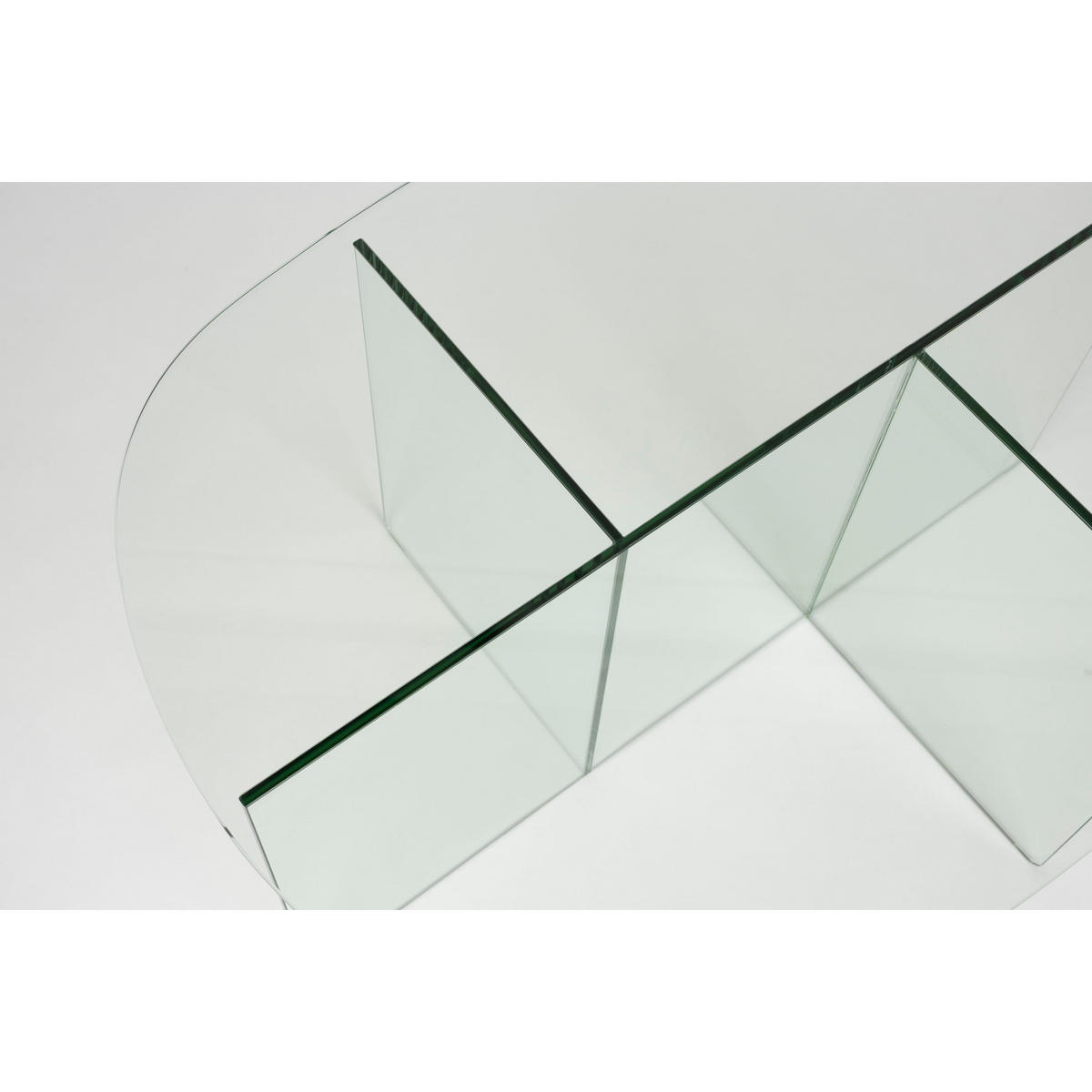 COUCHTISCH Linea Transparent - Klar, Glas (80/60/40cm) - Zuiver