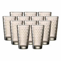 LONGDRINKGLÄSER Favo Braun 400 ml 12er Set - Braun, Glas (0.4L) - Ritzenhoff Breker