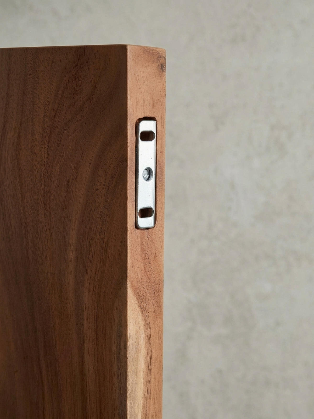 WANDREGAL Akazienholz Baumkante Rustikal, Beige 40x26x4 cm - Beige, Holz (40/4/26cm) - KADIMA DESIGN