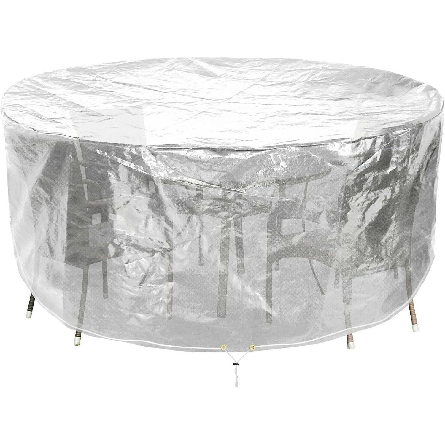 XXXLutz Gartentischabdeckung Silber 102x71x102 cm