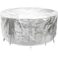 GARTENTISCHABDECKUNG wasserdicht 102x71 cm - Silberfarben, Kunststoff (102/71/102cm)