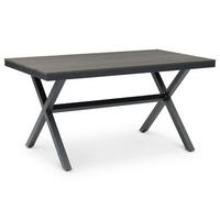 GARTENTISCH ISOLA - Schwarz, Metall (89/150/76cm) - IDIMEX