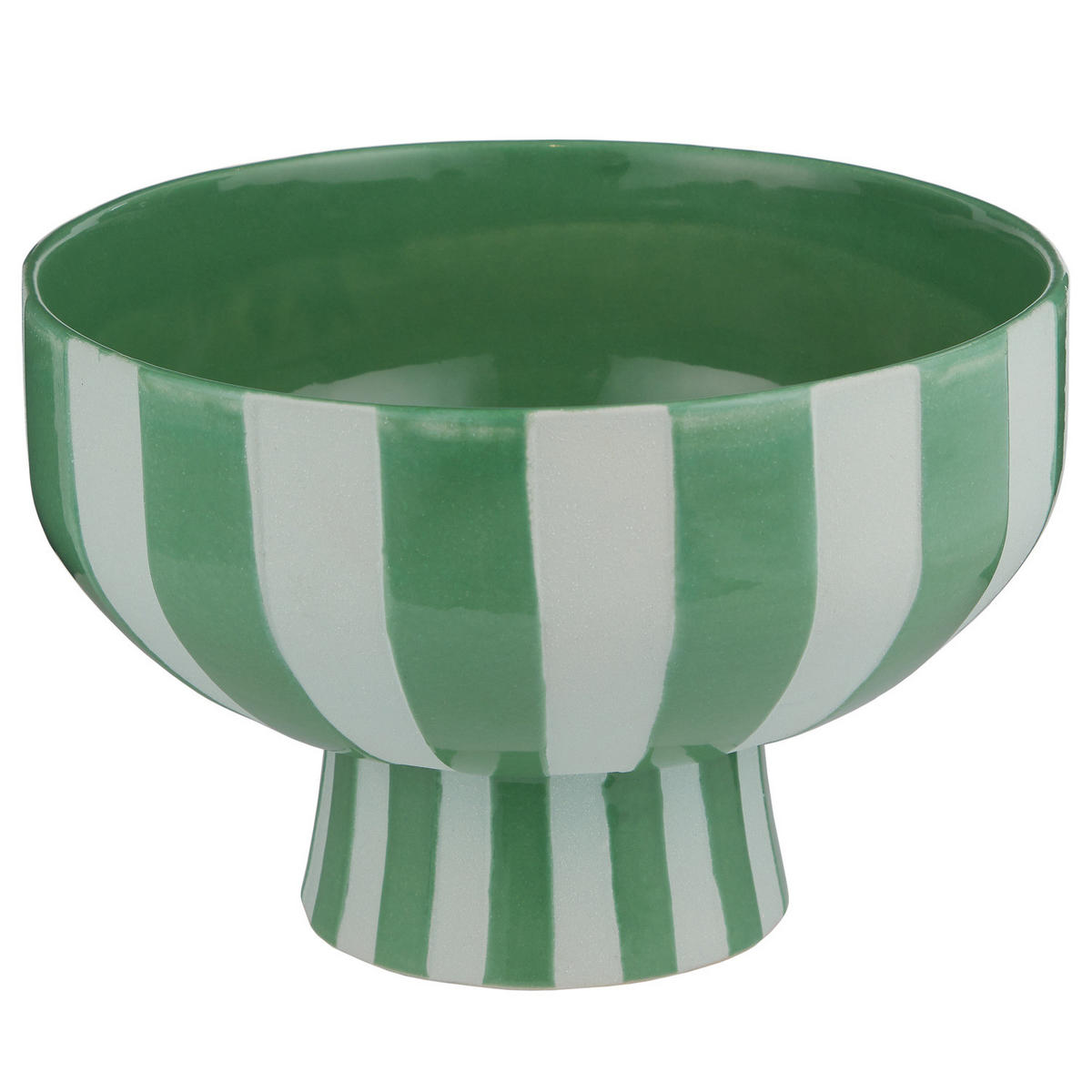 SCHALE Warm Scandi aus Keramik - Beige/Grün, Keramik (17cm) - Butlers