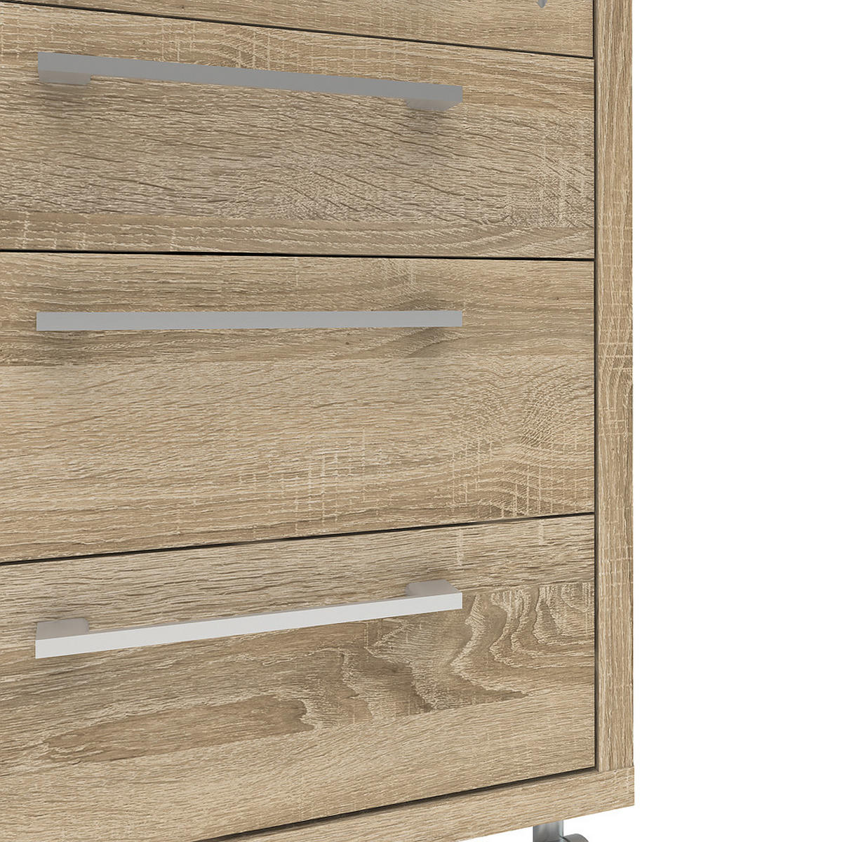 ROLLCONTAINER Eiche Dekor - Eiche Wotan, Holzwerkstoff (48/68/49cm) - ebuy24