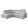 ECKSOFA Oslo 2rRLXp, Seite: Links LXP+R+2R - Silberfarben/Creme, Holz/Textil (250/200cm) - MIRJAN24