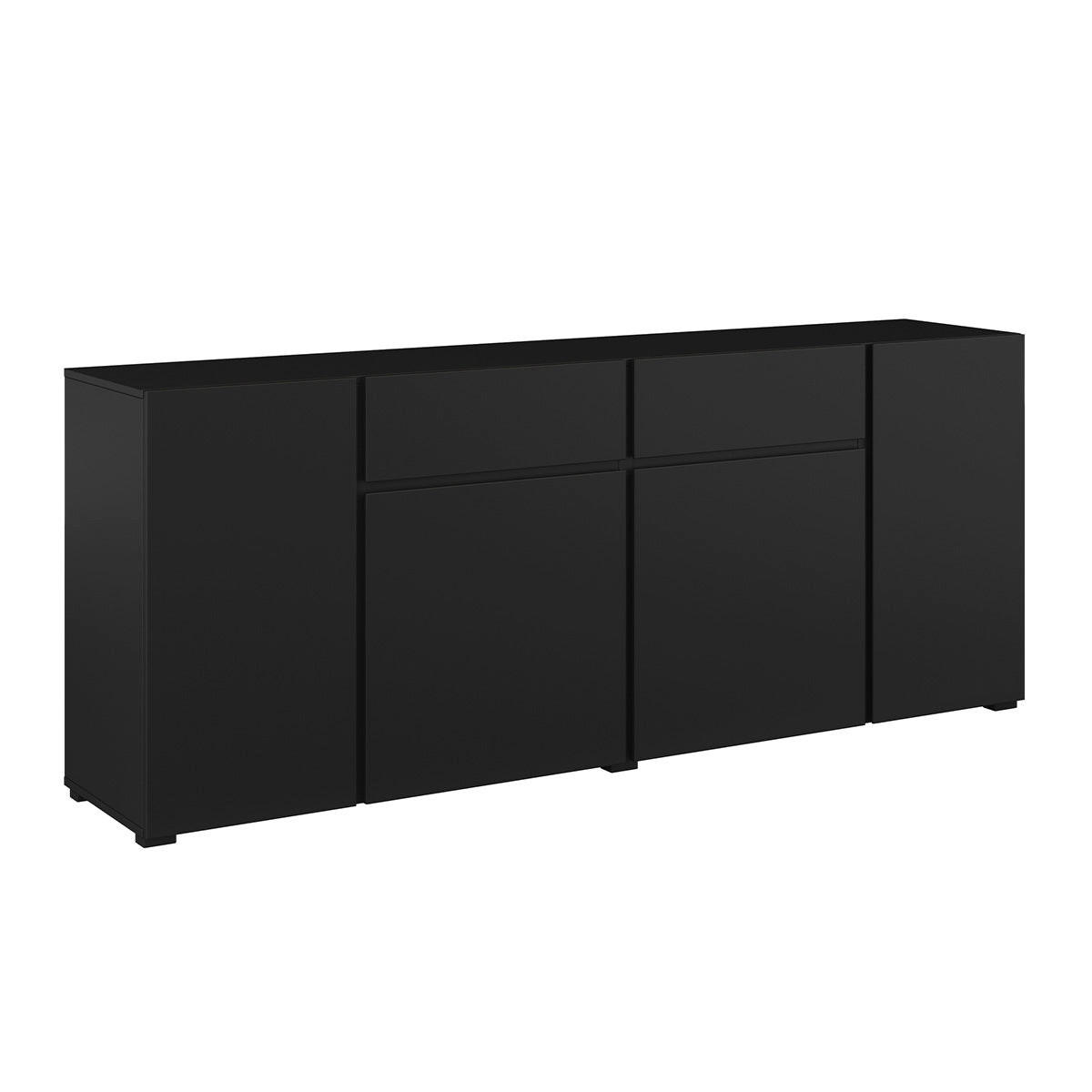 SIDEBOARD Maxis Schwarz - Schwarz, Holzwerkstoff (195/78/40cm) - Petits-meubles