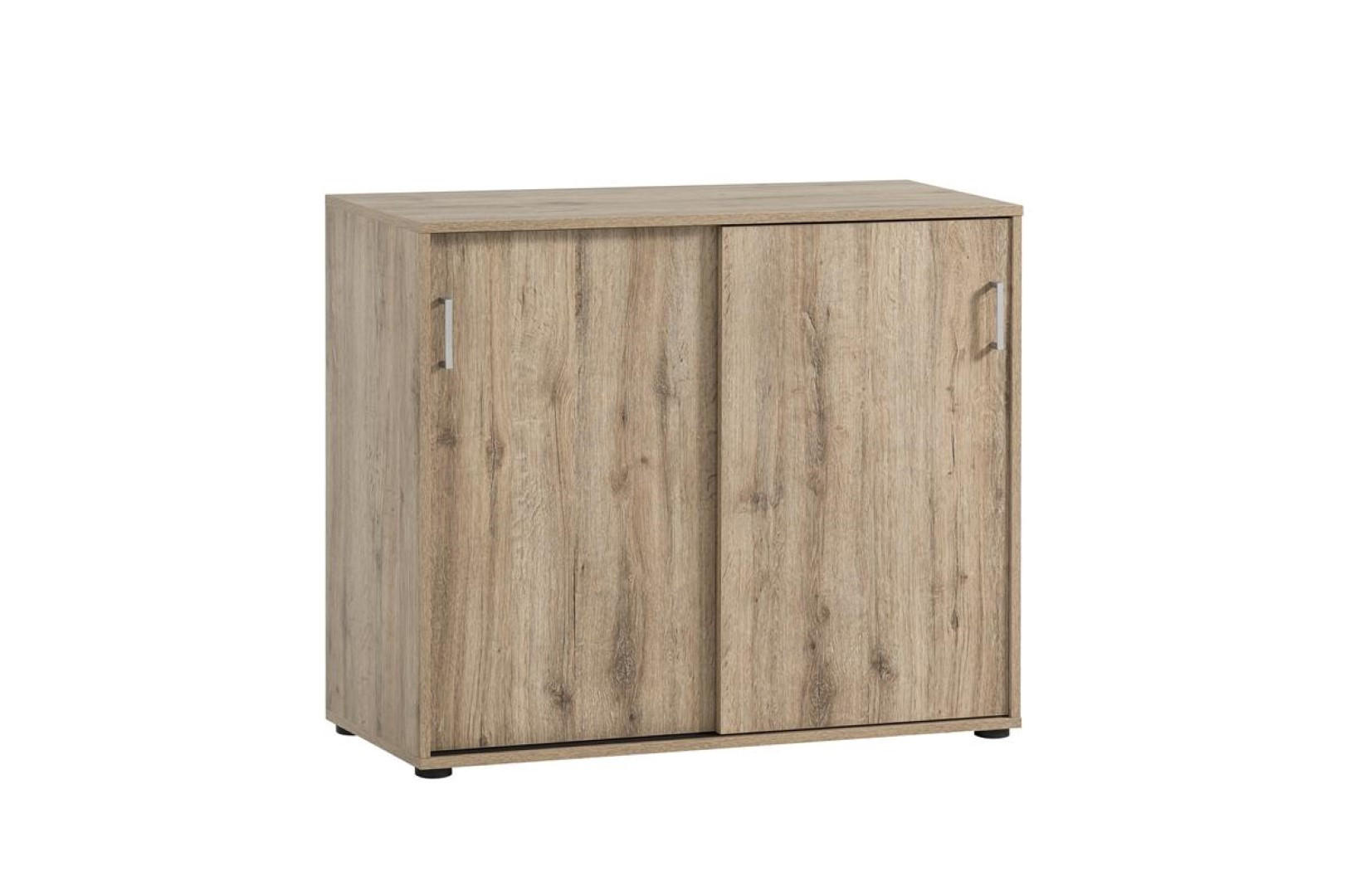 AKTENSCHRANK Fox 84x100x41 cm 2 Schiebetüren Eiche - Eichefarben, Holz (100/84/41cm) - PROREGAL