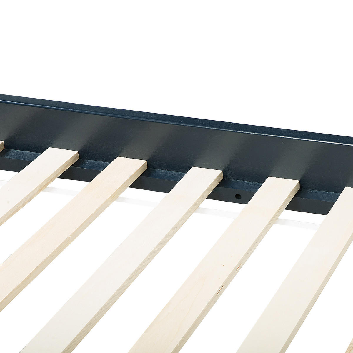 HOLZBETT 160/200cm Dunkelblau Olivet - Dunkelblau, Holz (160/200cm) - Beliani