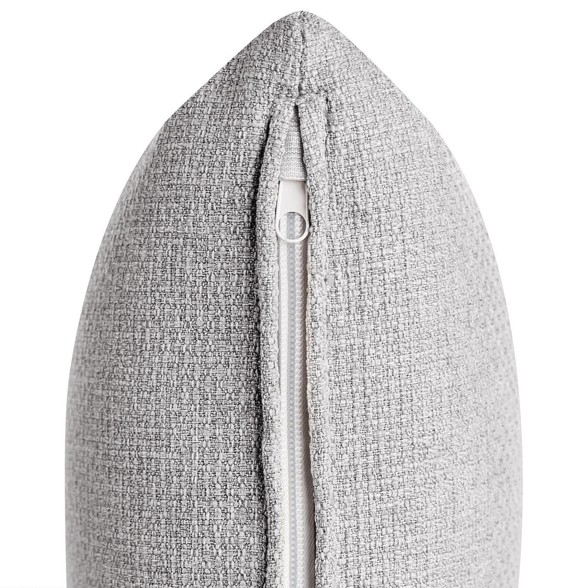 POHOVKA 2-místná Látka Šedá s polštářem Heden - šedá, textil (197/81/86cm) - Beliani