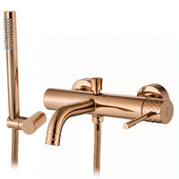 WANNENARMATUR Rea Lungo Diamond Copper - Kupferfarben, Metall (25/21.5/20.5cm) - REA