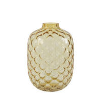 VASE Carino Orange Ø29/42 cm - Gelb, Glas (29/42cm) - Light & Living