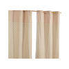 ÖSENVORHANG Sterne blickdicht 2er-Set, 137/228 cm - Beige, Textil (137/228cm) - Homescapes