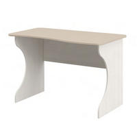 SCHREIBTISCH Kombi pinie natur gebleicht / cappuccino 110 / 81 / 75cm - Braun/Pinienfarben, Holz/Holzwerkstoff (81/110/75cm) - Feldmann-Wohnen