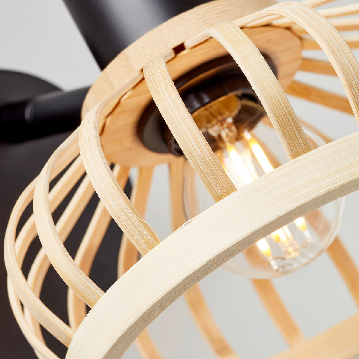 WANDSPOT Norah 99737/76 - Schwarz, Holz (15/14.9/20.9cm) - Brilliant