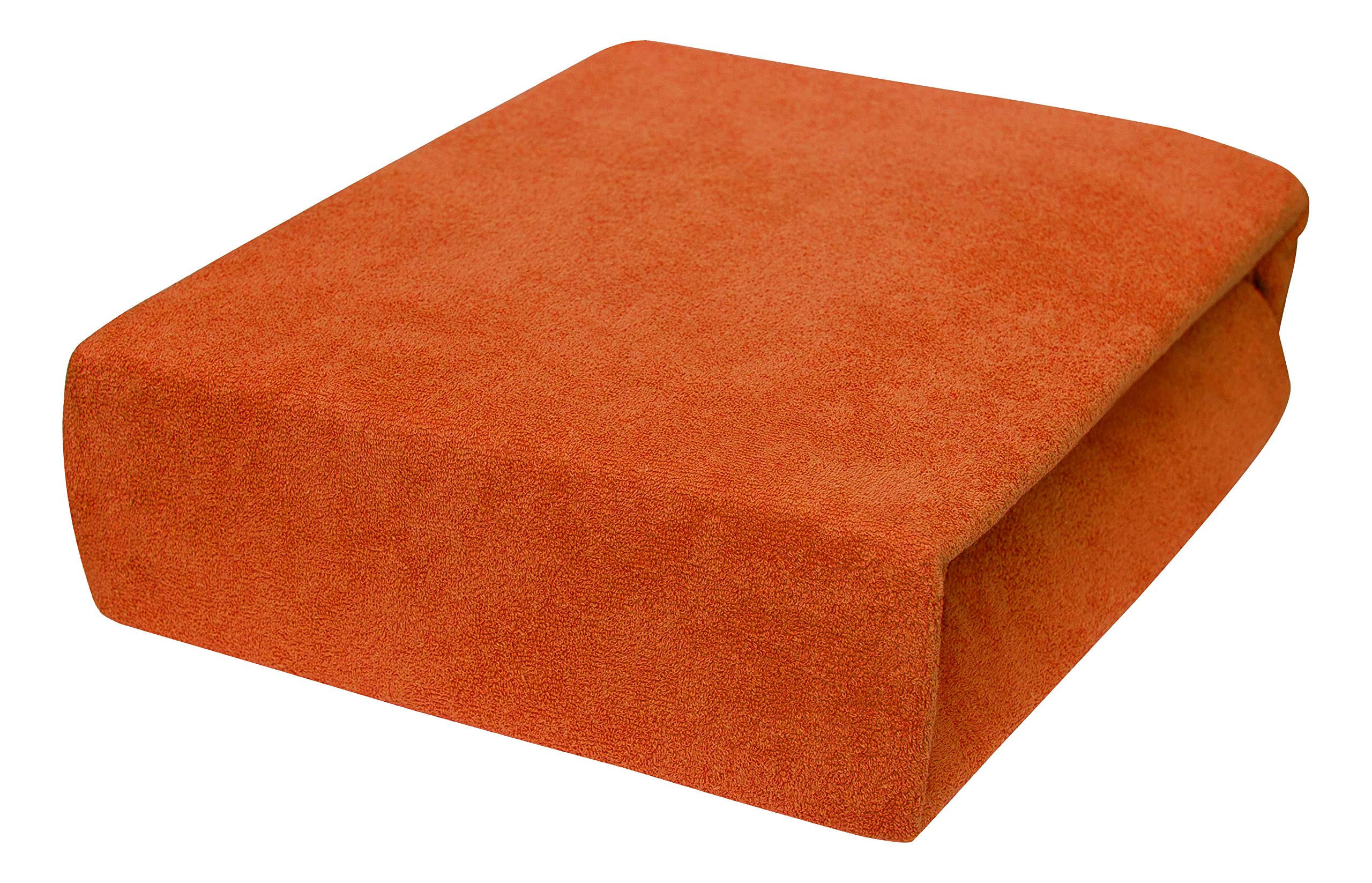 Best For Home Spannbettlaken Terracotta 160x200 cm