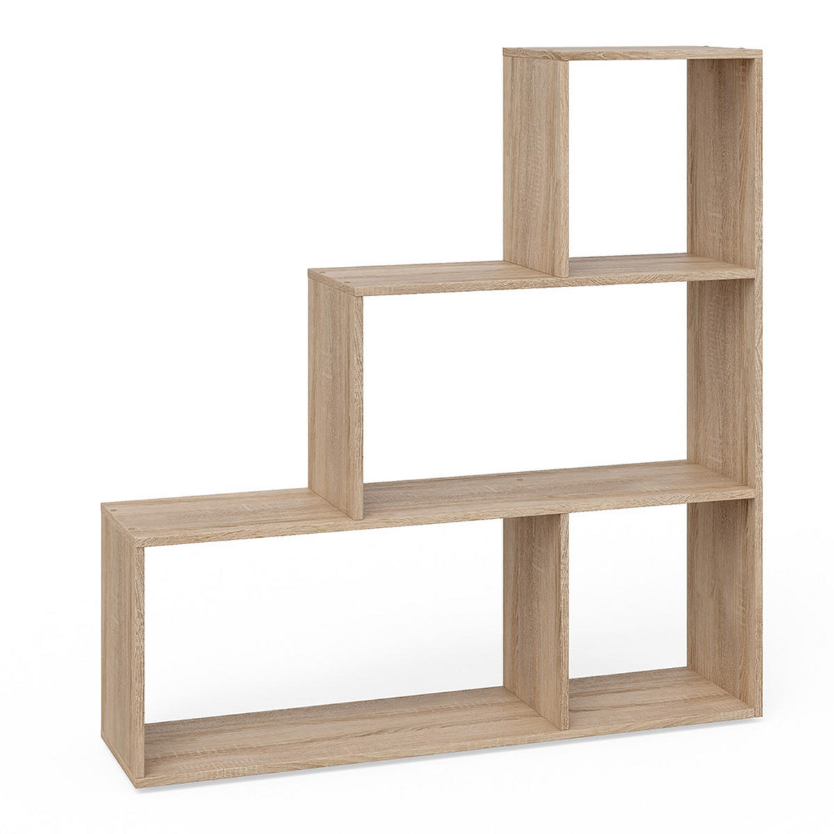 TREPPENREGAL Sonoma 116.8 x 123.2 cm - Sonoma Eiche, Holzwerkstoff (116.8/123.2/29cm) - Vicco