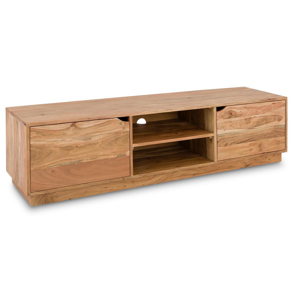 LOWBOARD UMA natur - Naturfarben, Holz (160/40/40cm) - IDIMEX