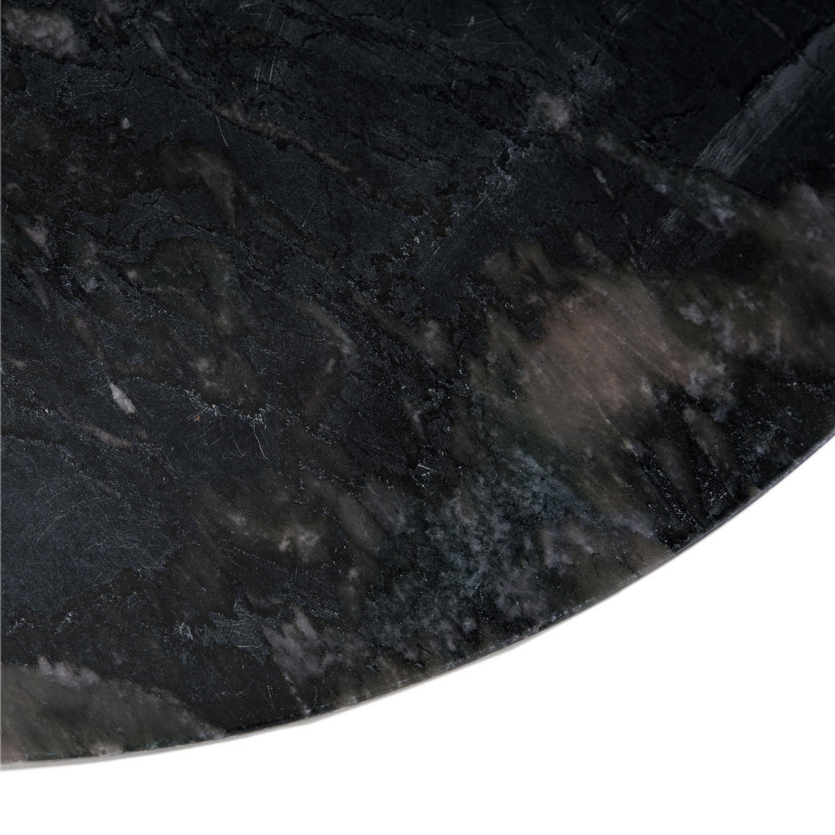 COUCHTISCH - Marmor Schwarz - Schwarz, Naturmaterialien (60/60/45cm) - home24