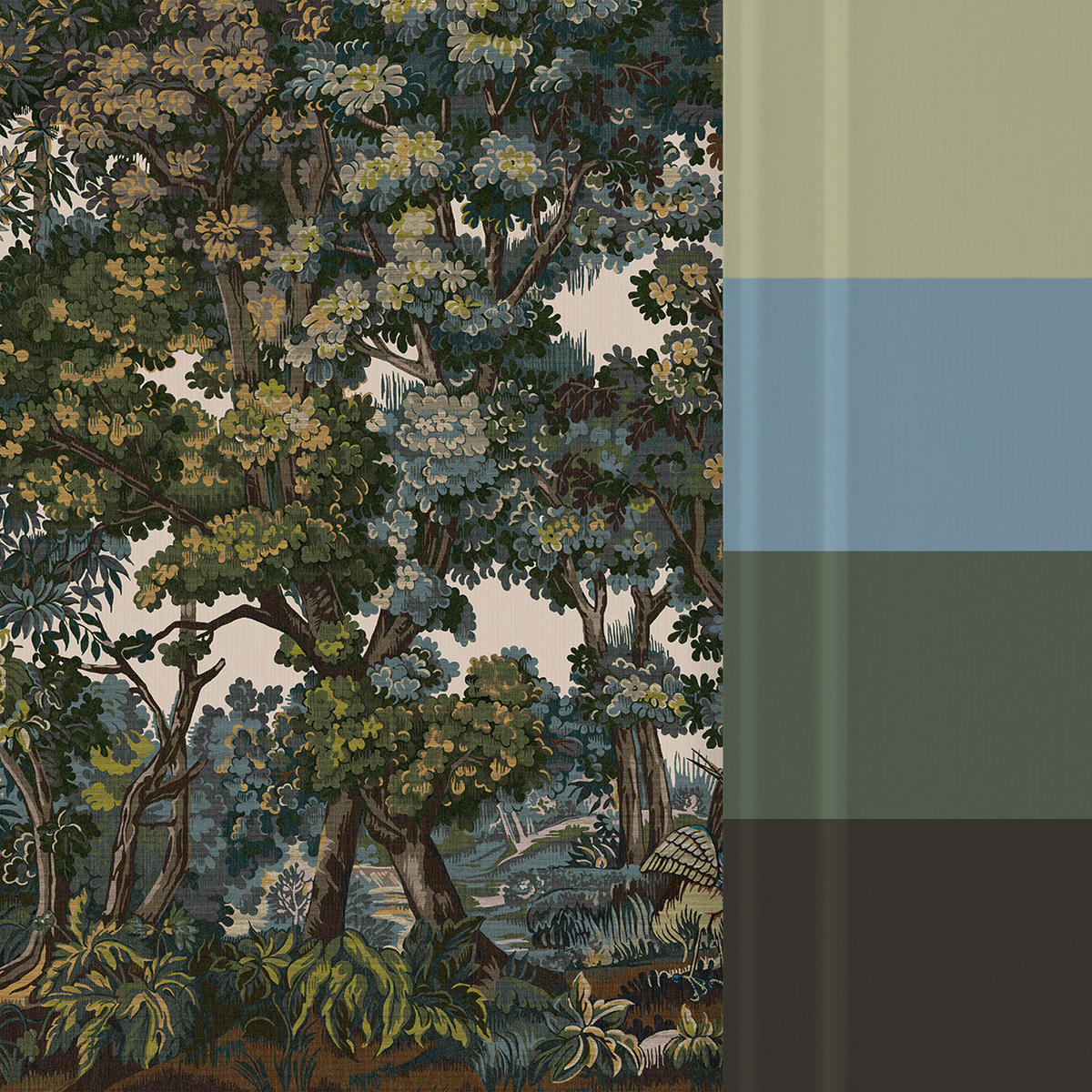 FOTOTAPETE Bodenham - Dunkelgrün, Papier/Kunststoff (250/400cm) - Graham & Brown