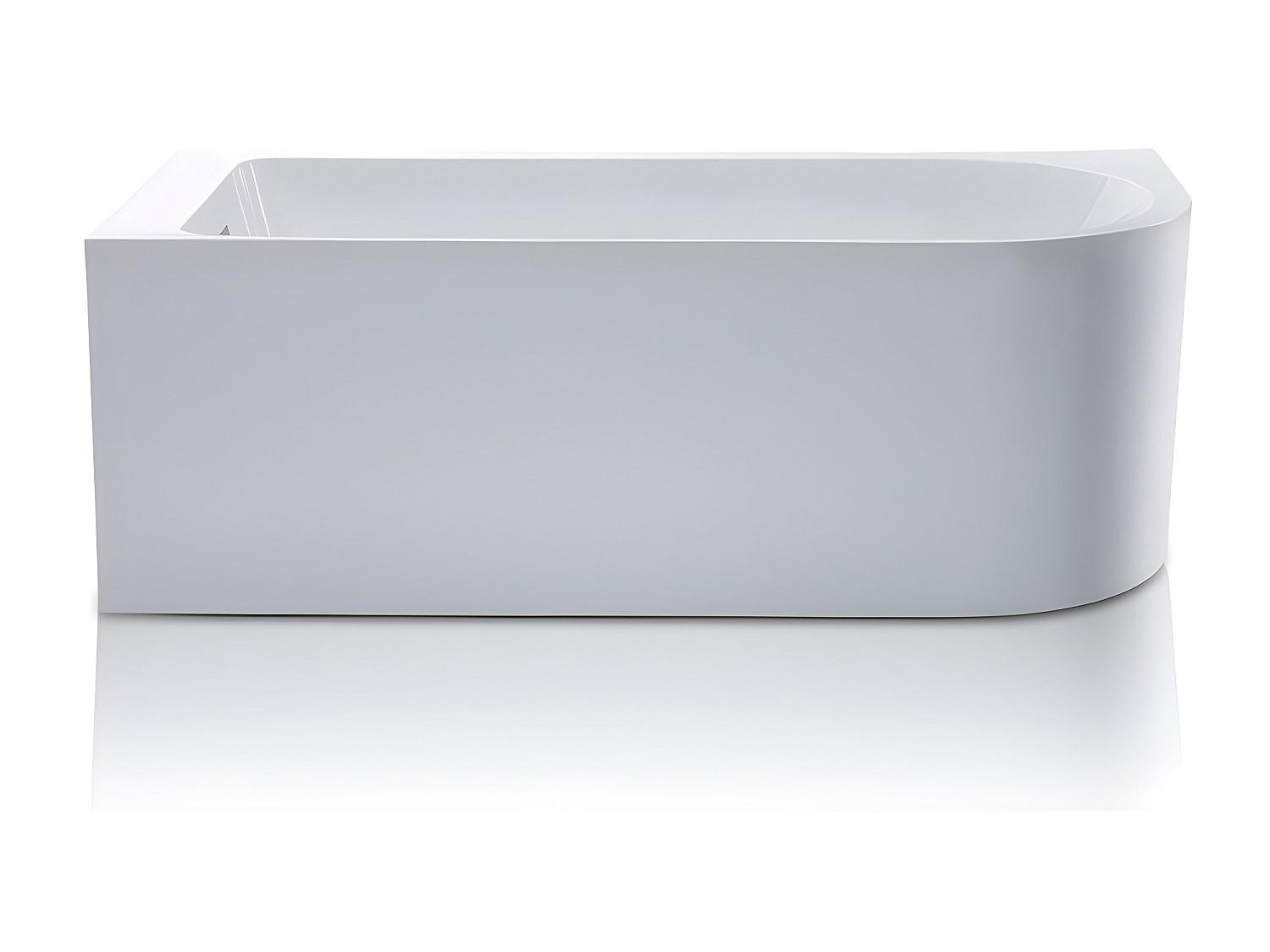 BADEWANNE (Standard) - 1 Person - acryl - weiß Anika - Weiß, Kunststoff (170/58/75cm) - Vente-Unique