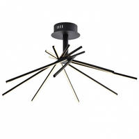 DECKENLEUCHTE Oxo, Schwarz, 55cm - Schwarz, Metall (55/80/55cm) - KOSILUM