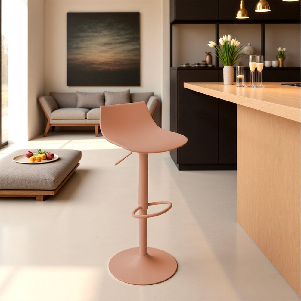 BARHOCKER - Metall - Terrakotta - 2er-Set - Terracotta, Metall (40/74/42cm) - Drawer