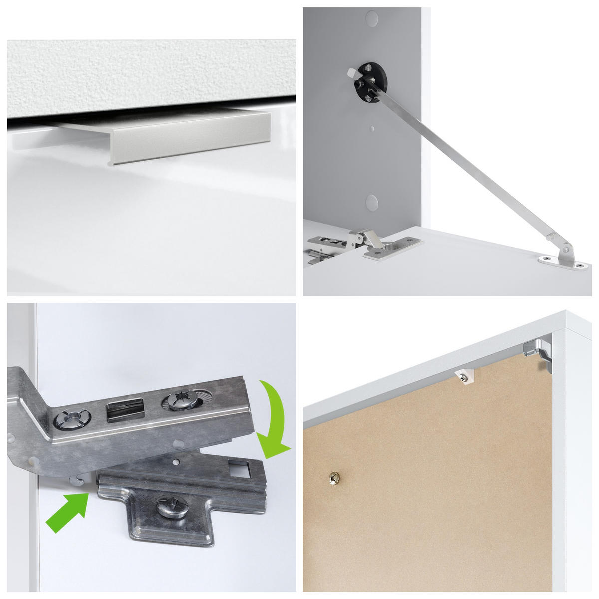 LOWBOARD Lana Fronten in Avola-Anthrazit - Anthrazit, Holzwerkstoff (80/29/37cm) - Vladon