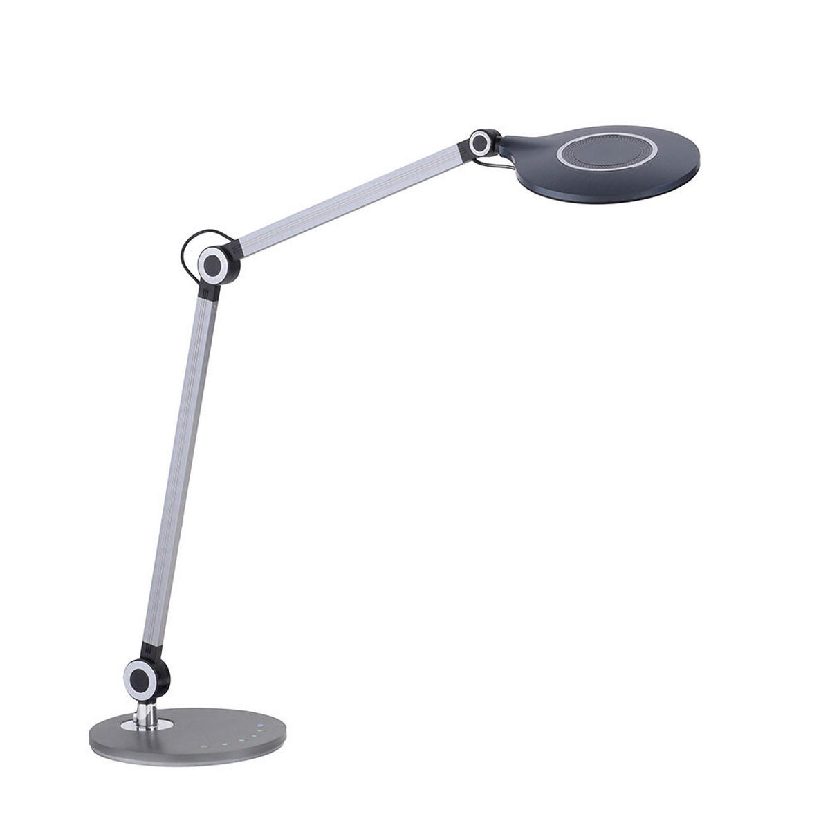 LED SCHREIBTISCHLEUCHTE Schwarz Metall - Schwarz, Metall (78/20/103cm)