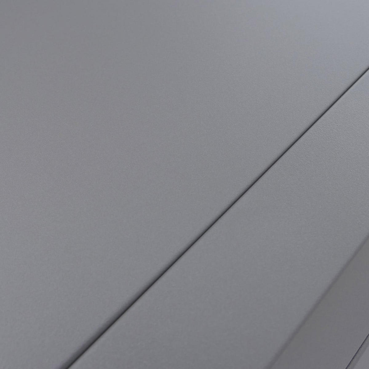 VYSOKÝ ZÁHON 3KS Šedá 3ks sada - šedá, kov (264/77/100cm) - MCW