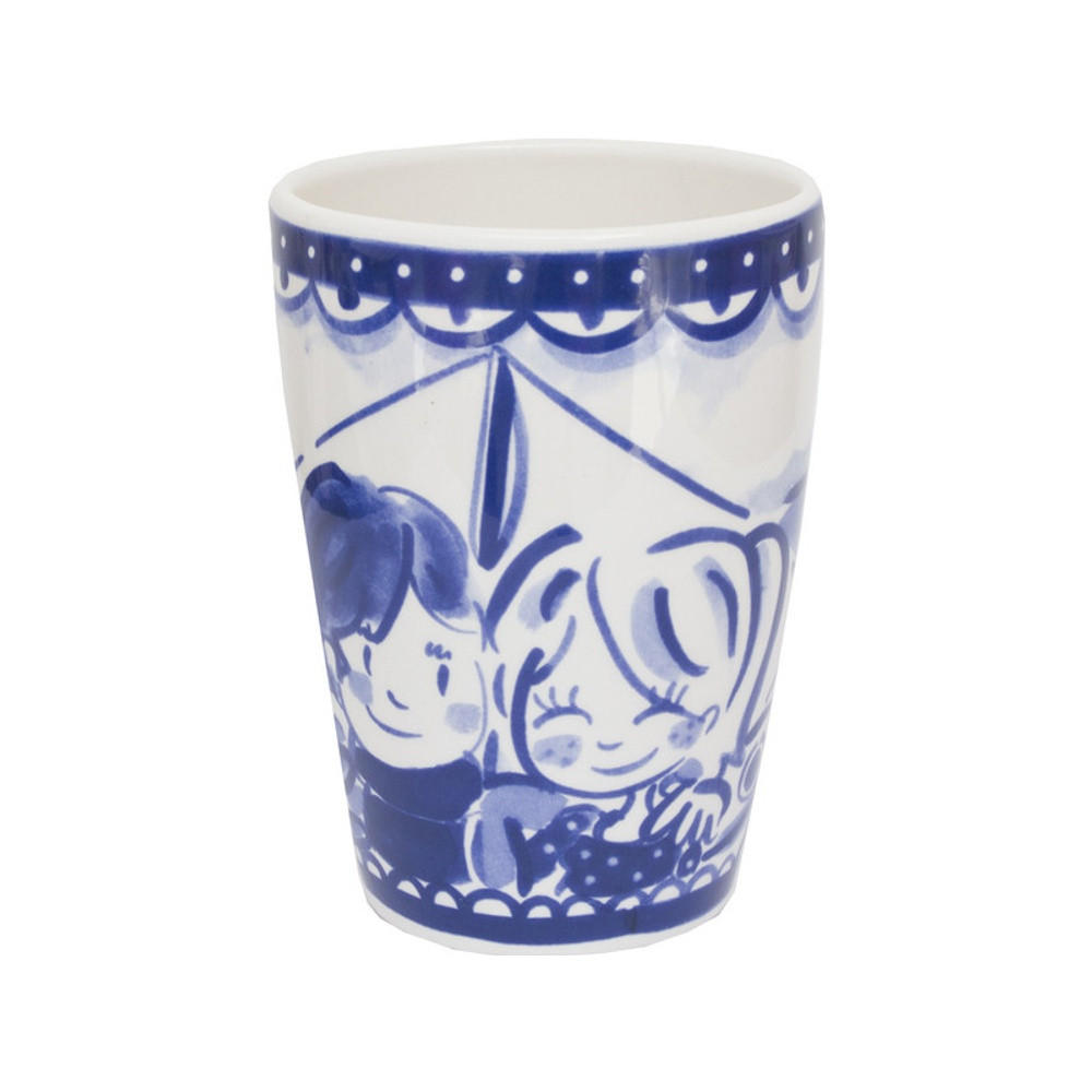 XL-BECHER Delfts Blond in weiß/blau - 0.5L - Multicolor, Keramik (0.5L) - Blond Amsterdam