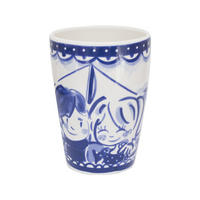 XL-BECHER Delfts Blond in Blau - 500 ml - Multicolor, Keramik (0.5L) - Blond Amsterdam