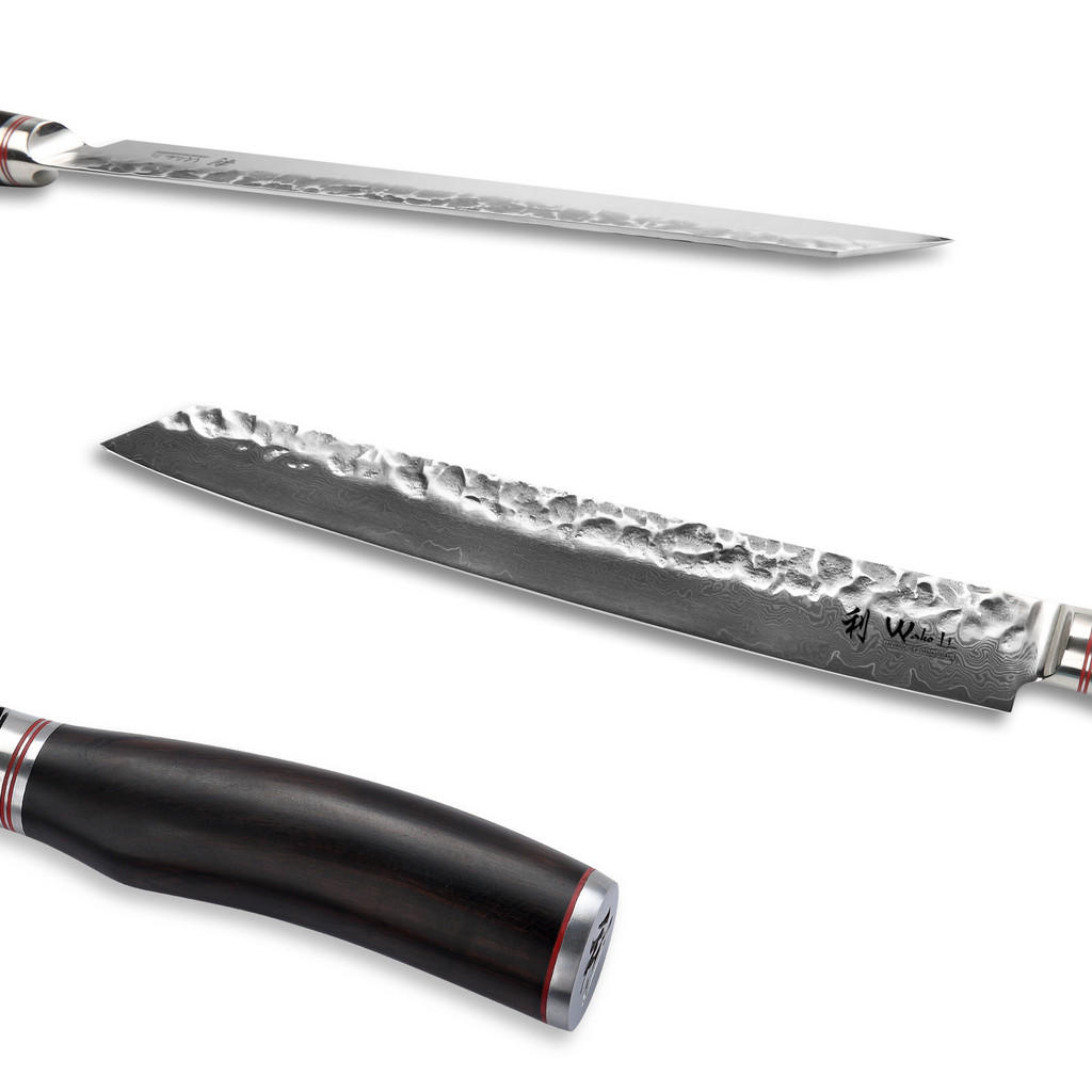 Thumbnail - Wakoli Fleischmesser, Schwarz, Holz, Metall, Echtholz, 42 cm, Kochen, Küchenmesser, Fleischmesser