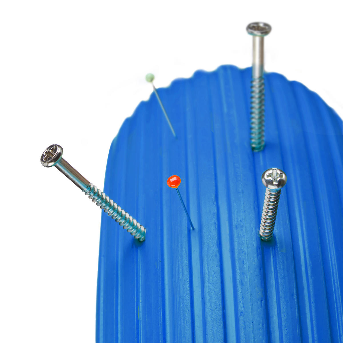 SCHUBKARRENRAD - Multicolor, Kunststoff/Metall (33/33/9cm) - Relaxdays