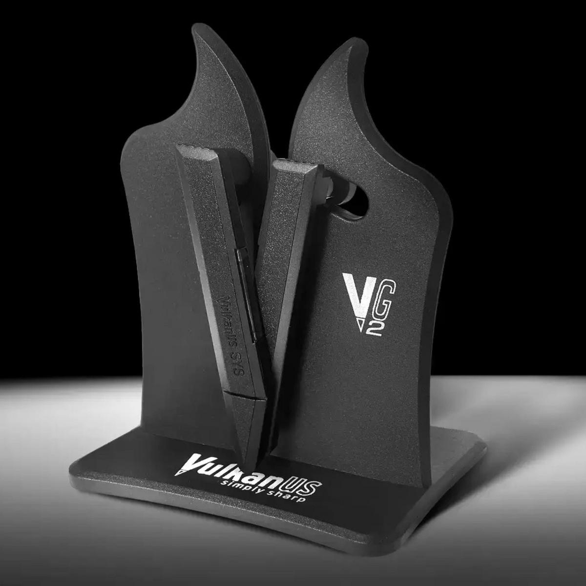 MESSERSCHÄRFER VG2 Classic Schwarz - Schwarz, Kunststoff - Vulkanus