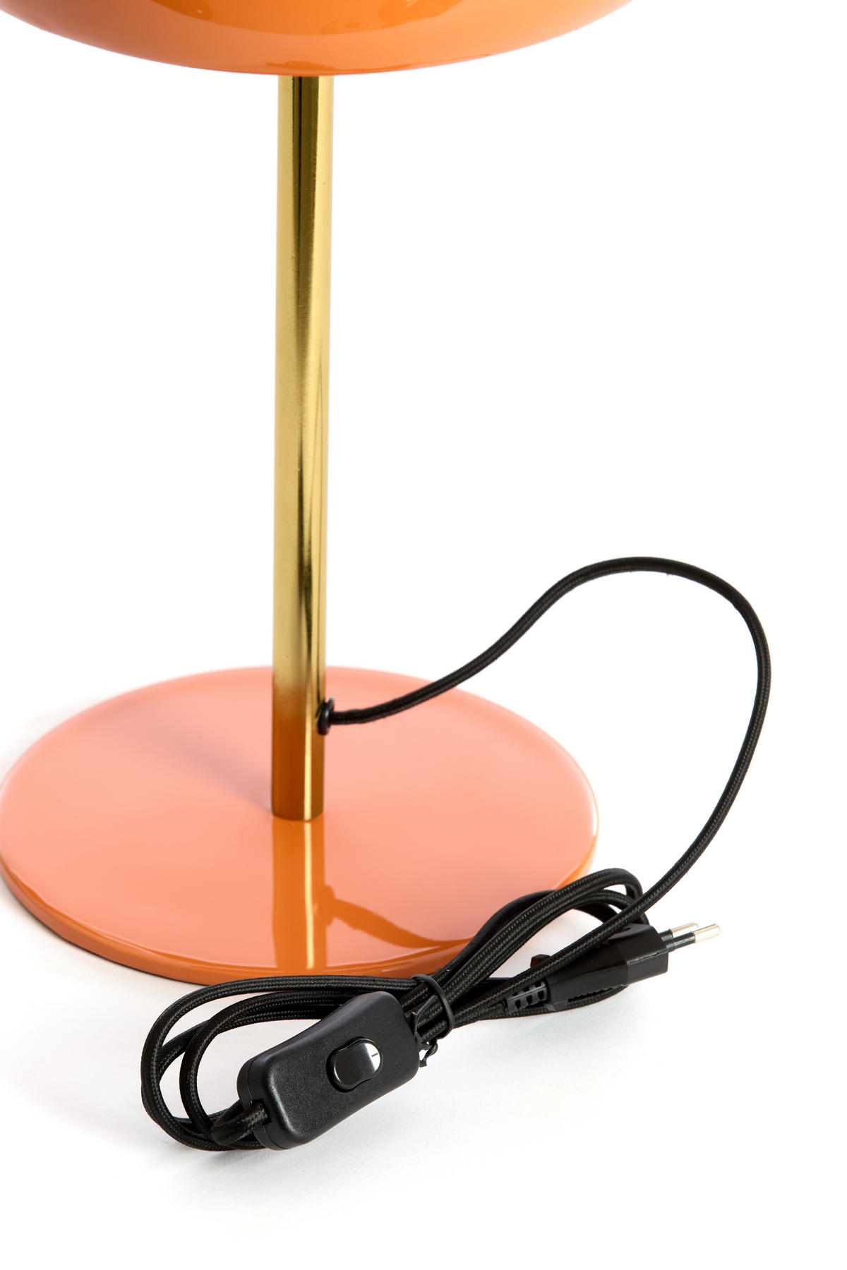 TISCHLAMPE Surin Orange Ø23/40 cm - Orange, Metall (23/23/40cm) - Light & Living