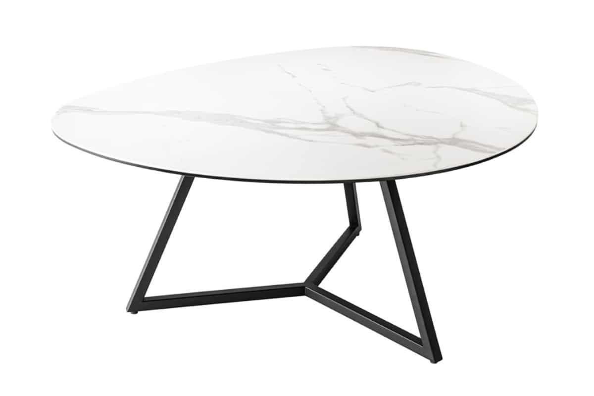 COUCHTISCH MARVELOUS rechteckig Weiß 90cm - Weiß, Glas/Keramik (75/90/40cm) - riess-ambiente