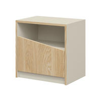 NACHTTISCH Aston 06 - Eichefarben/Beige, Holzwerkstoff (50/50/36cm) - MIRJAN24