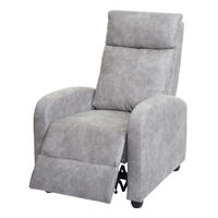RELAXSESSEL Hellgrau - Hellgrau, Textil (67/102/90cm) - MCW