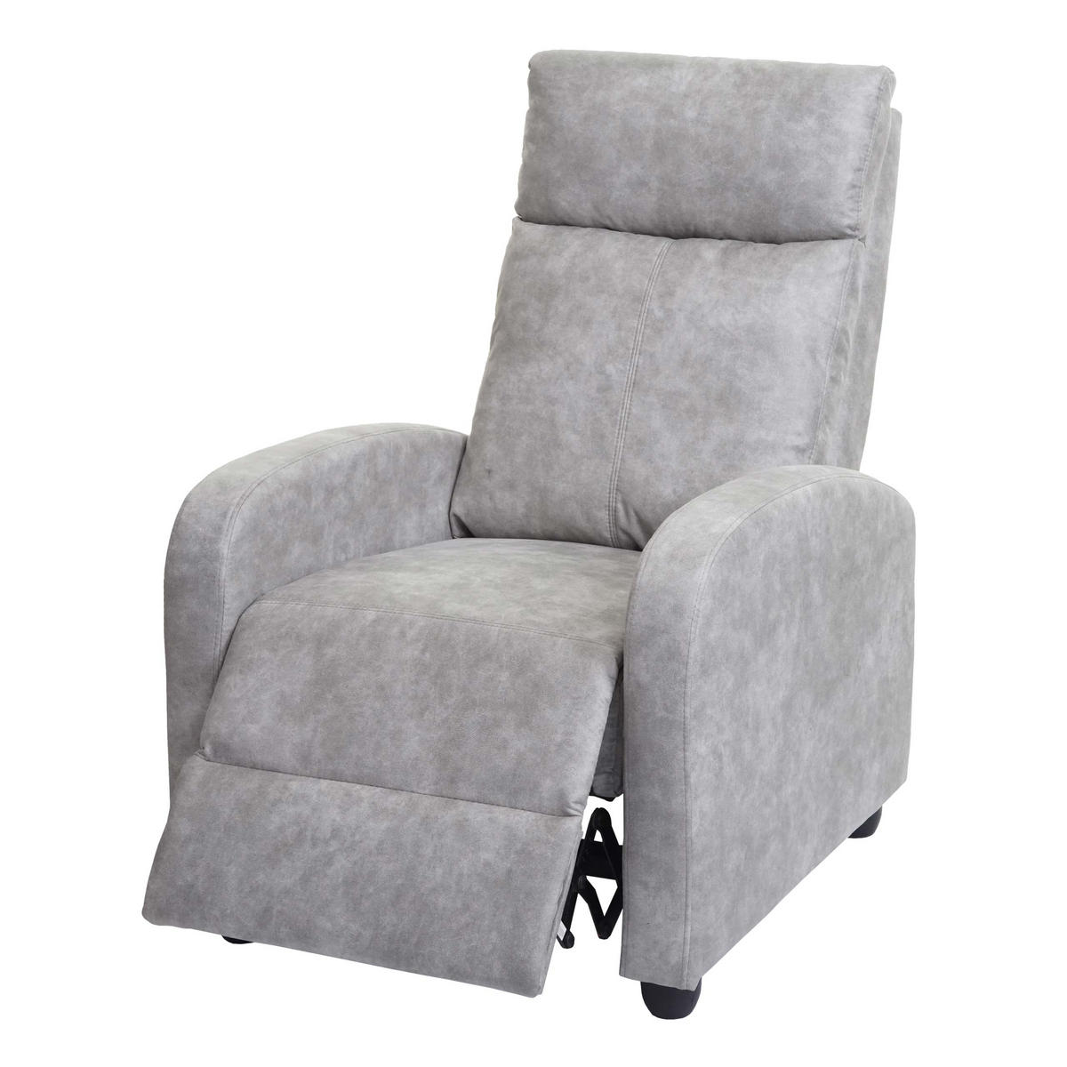 RELAXSESSEL Hellgrau - Hellgrau, Textil (67/102/90cm) - MCW