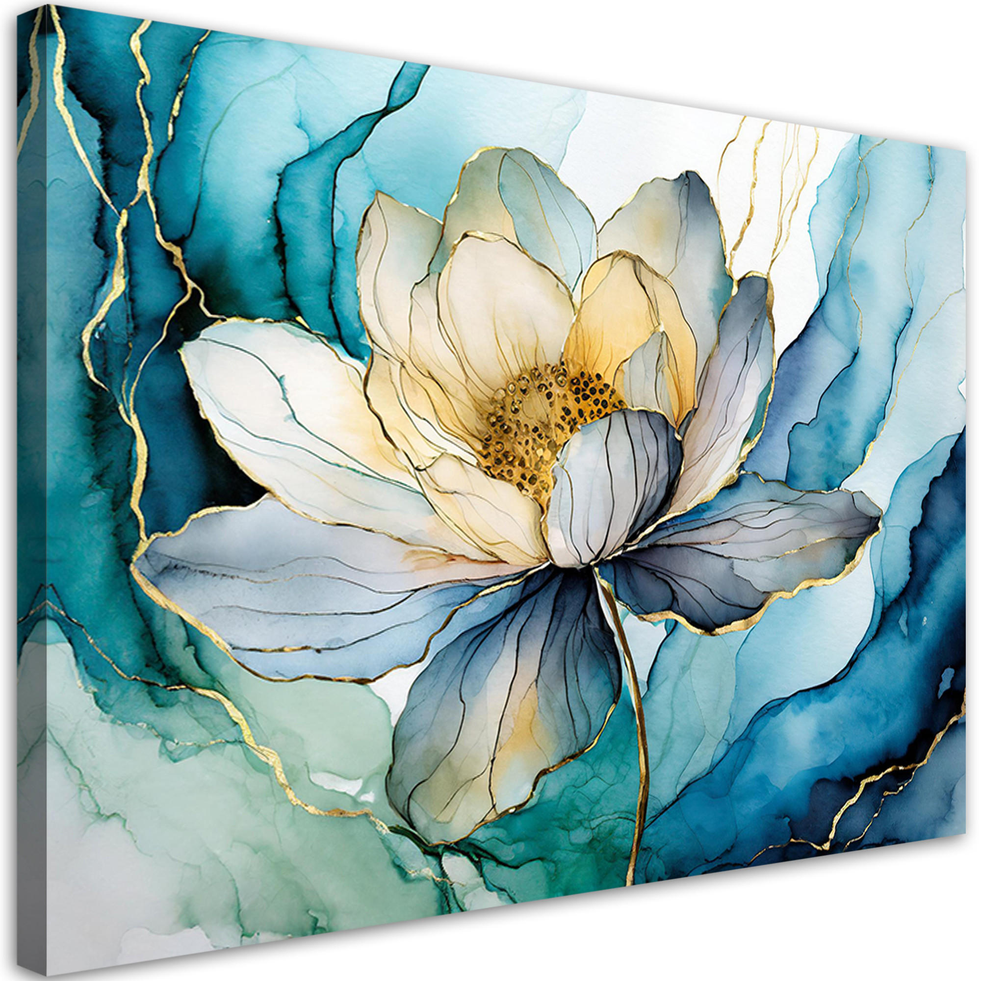 Feeby Wandbild Blau 60x40 cm